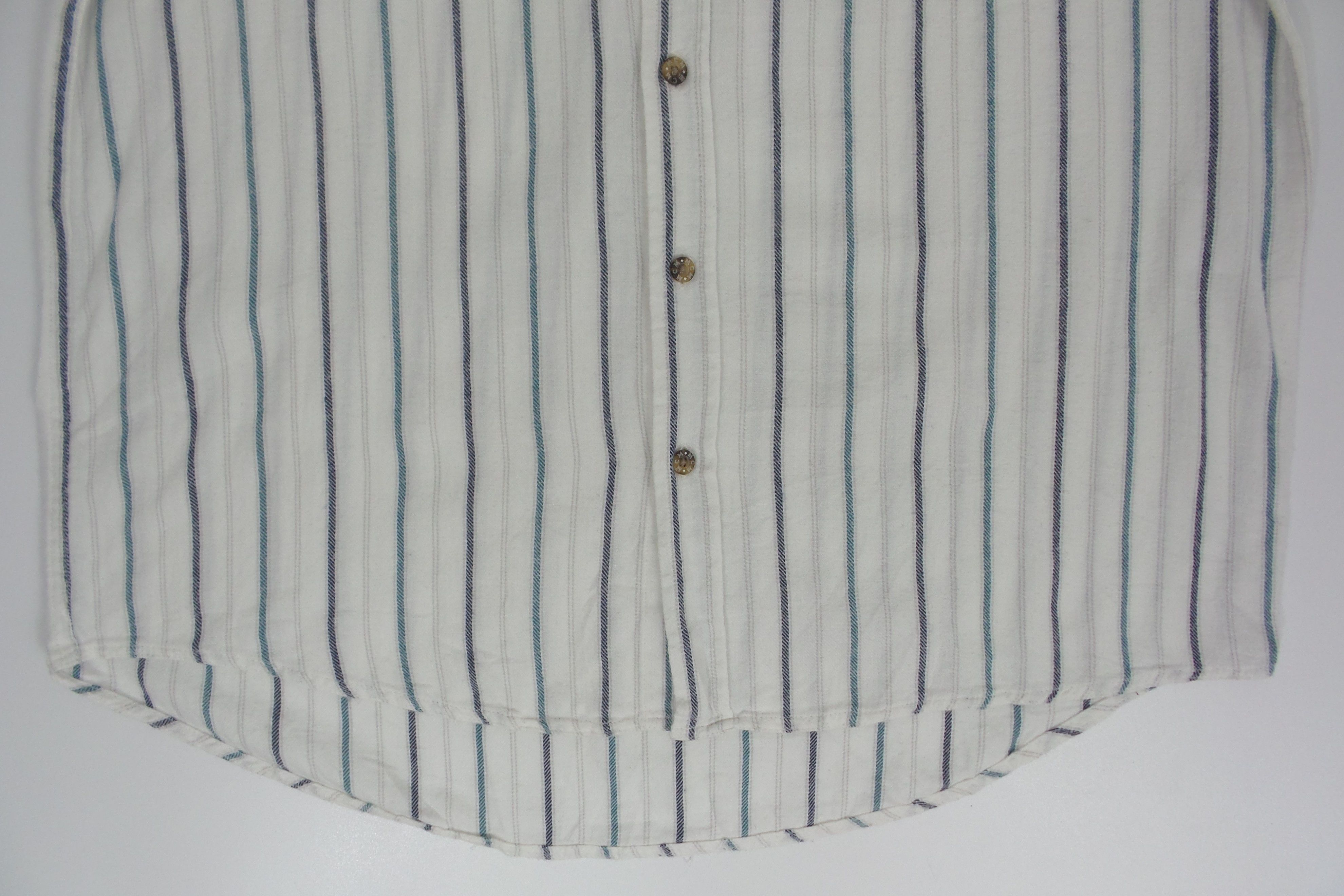 MCM MCM White Stripes Shirts Size US M / EU 48-50 / 2 - 7 Thumbnail