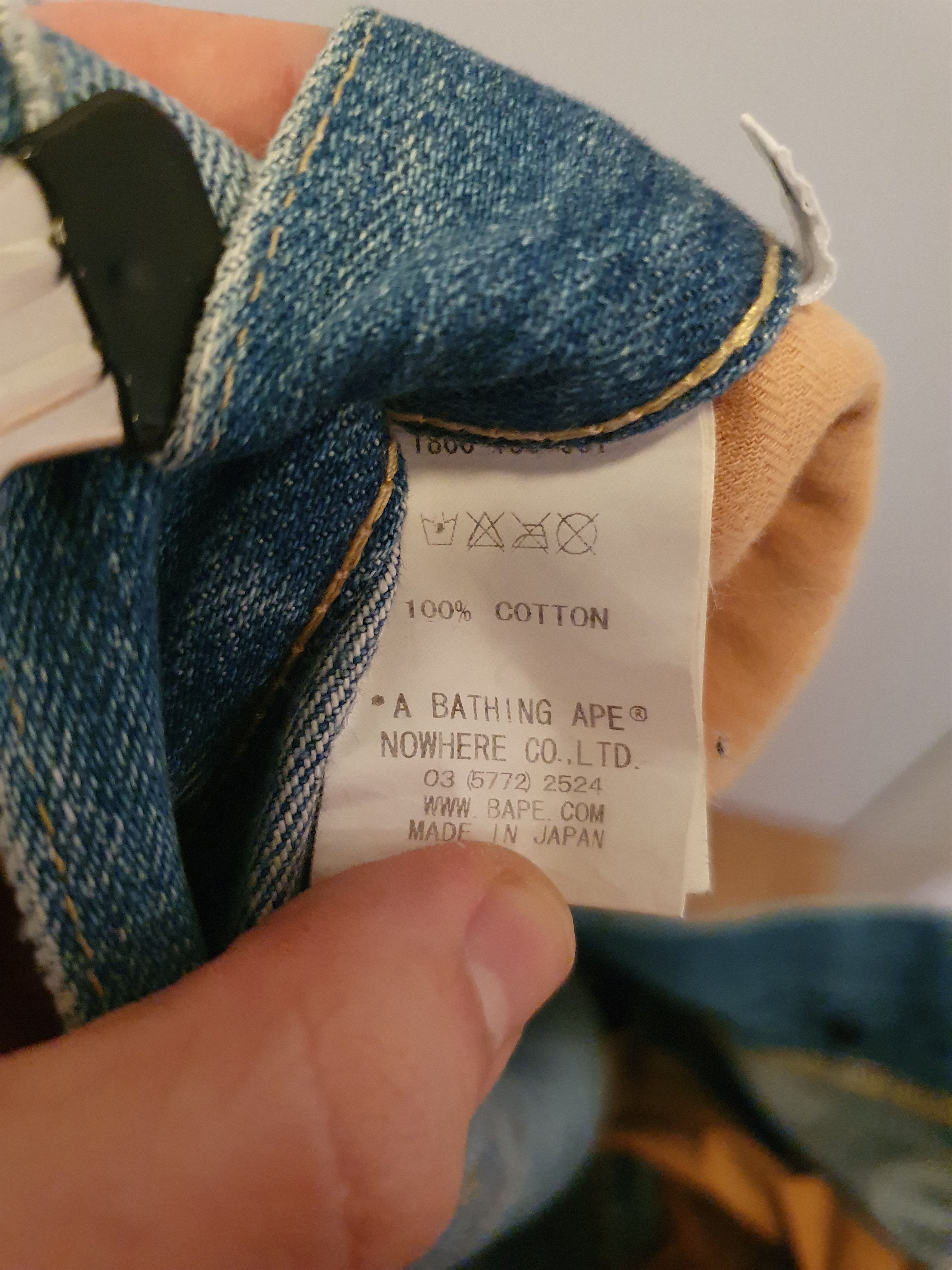 Bape Bape Jeans Size US 35 - 6 Thumbnail