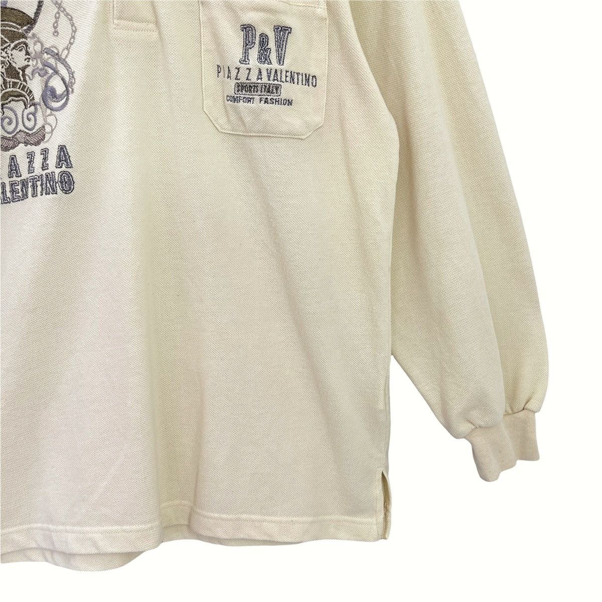 Designer × Valentino Vintage 90’s Piazza Valentino Collar Longsleeve Size M Size US M / EU 48-50 / 2 - 5 Thumbnail