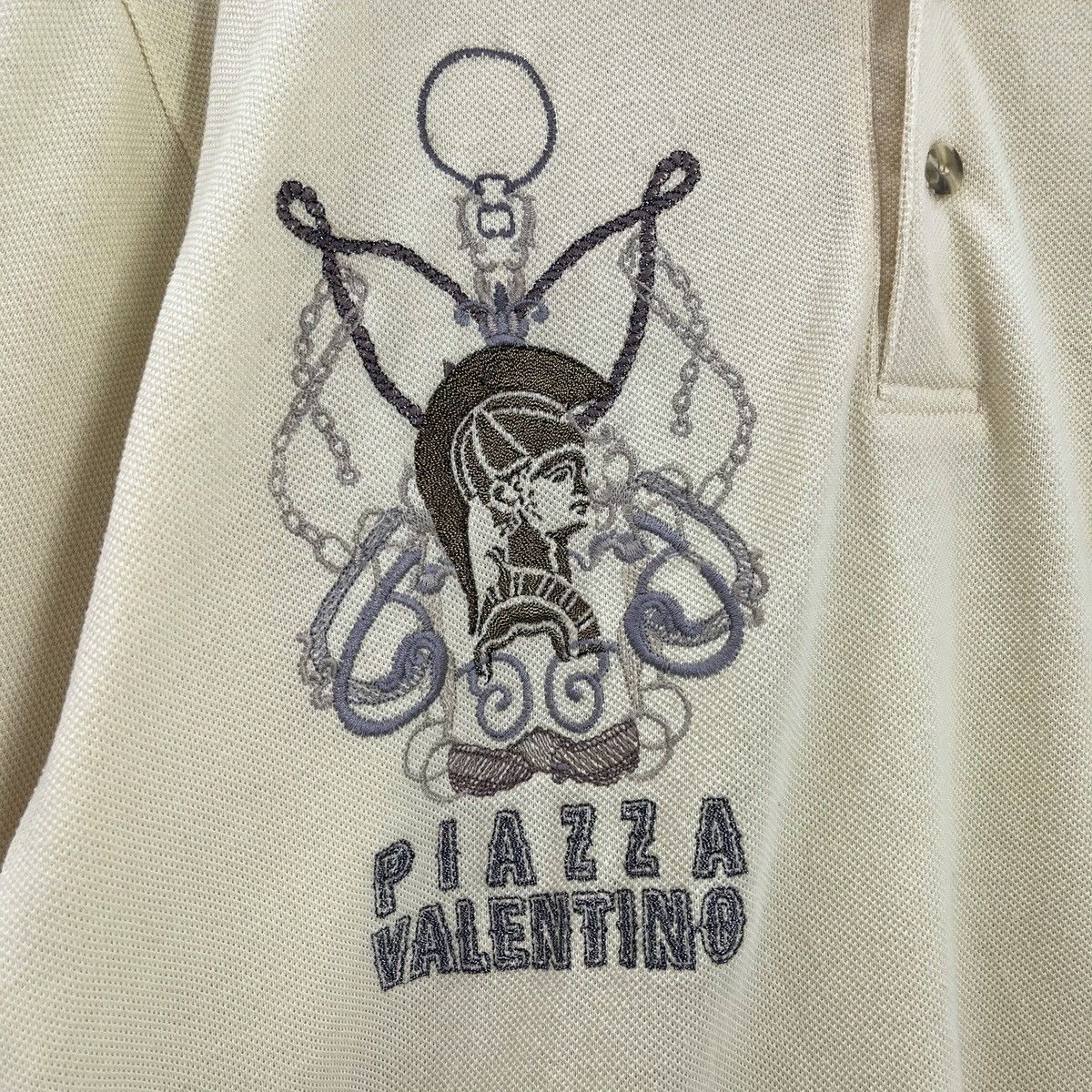 Designer × Valentino Vintage 90’s Piazza Valentino Collar Longsleeve Size M Size US M / EU 48-50 / 2 - 6 Thumbnail