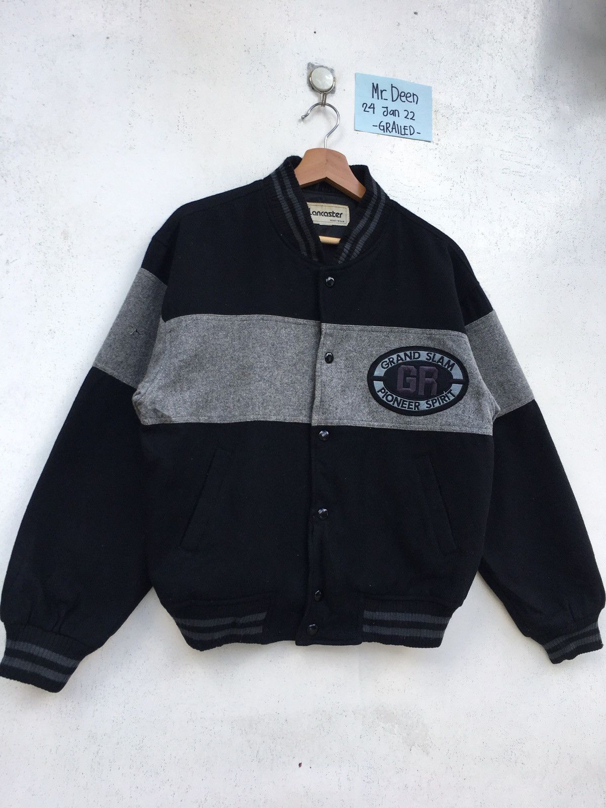 Vintage Vintage 90s Sports Grand Slam Varsity Wool Jacket Size US M / EU 48-50 / 2 - 2 Thumbnail