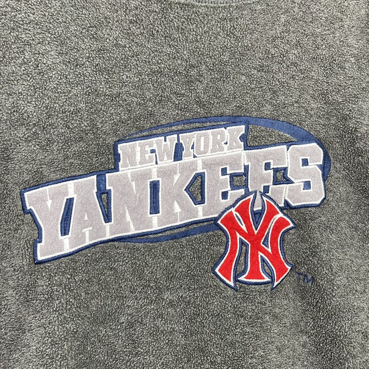 MLB Vintage New York Yankess Big Logo Embroidered Fleece size L Size US L / EU 52-54 / 3 - 5 Thumbnail