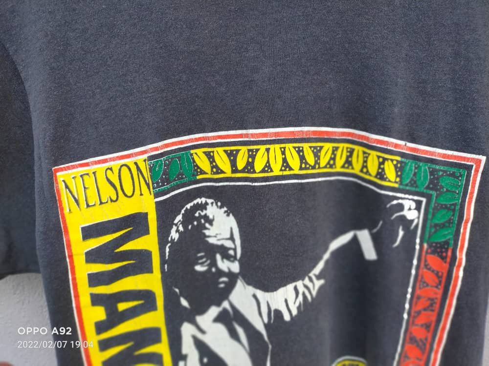 Vintage Vintage Nelson Mandela Peace Freedom Tour Tee Size US M / EU 48-50 / 2 - 4 Thumbnail