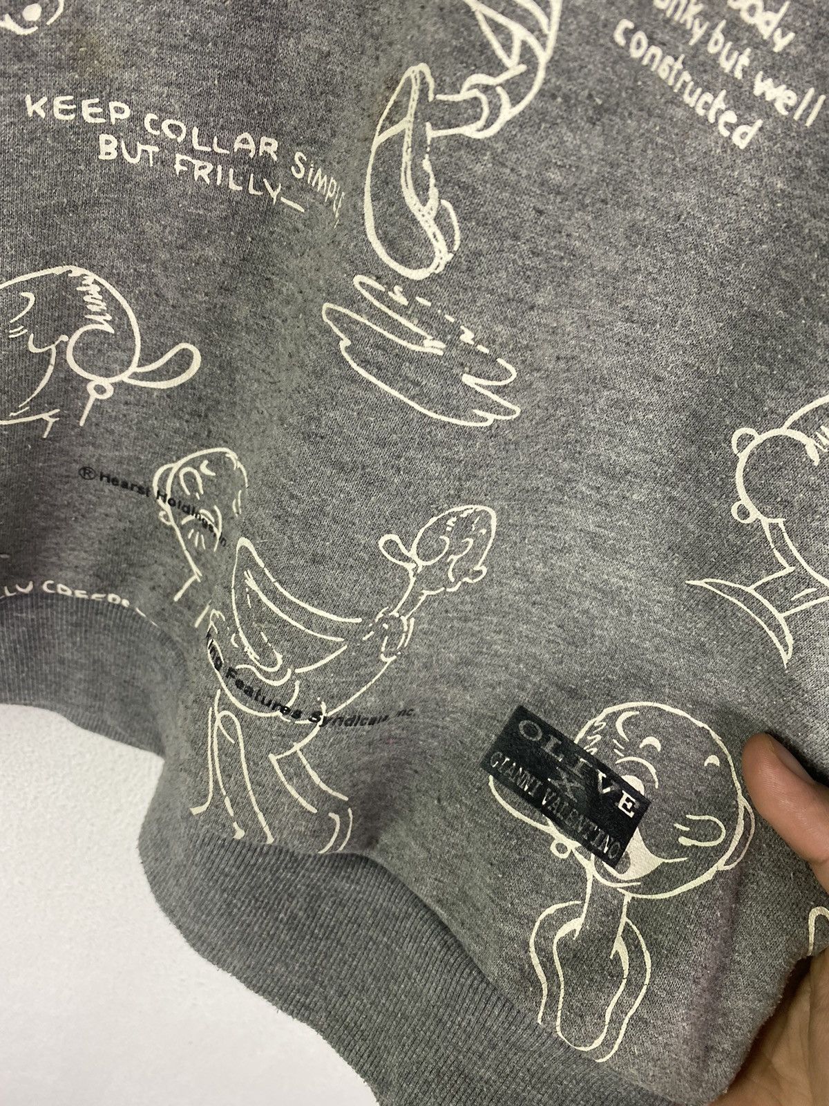Gianni Valentino 🔥SALE🔥GIANNI VALENTINO X OLIVE SWEATSHIRT RARE Size US M / EU 48-50 / 2 - 6 Thumbnail