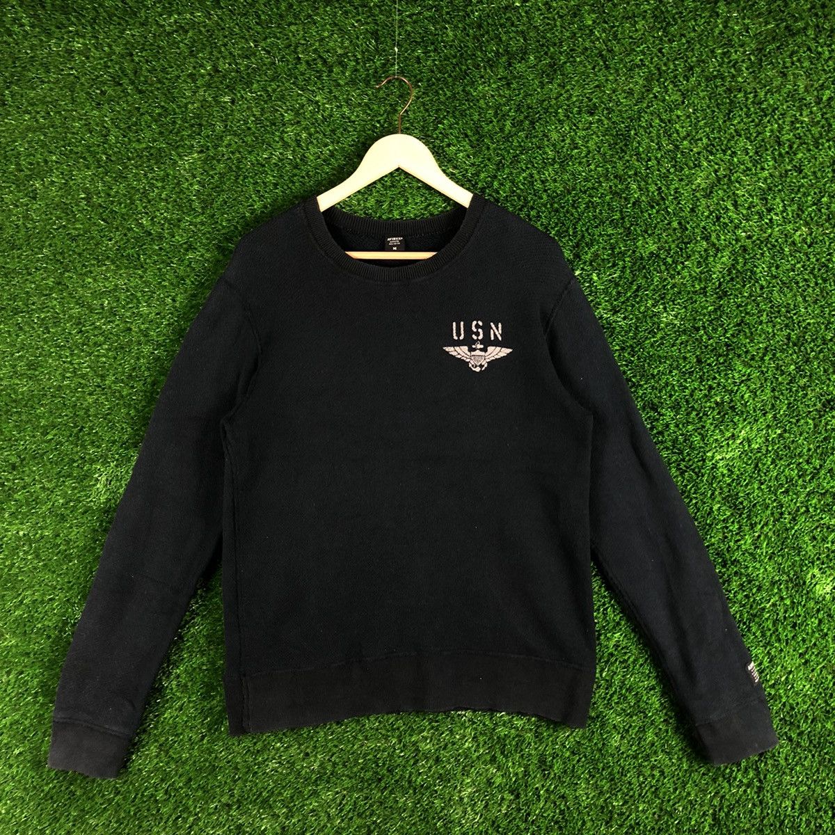 Avirex Vintage U.S.N. Avirex Sweatshirt Crewneck Size US M / EU 48-50 / 2 - 1 Thumbnail