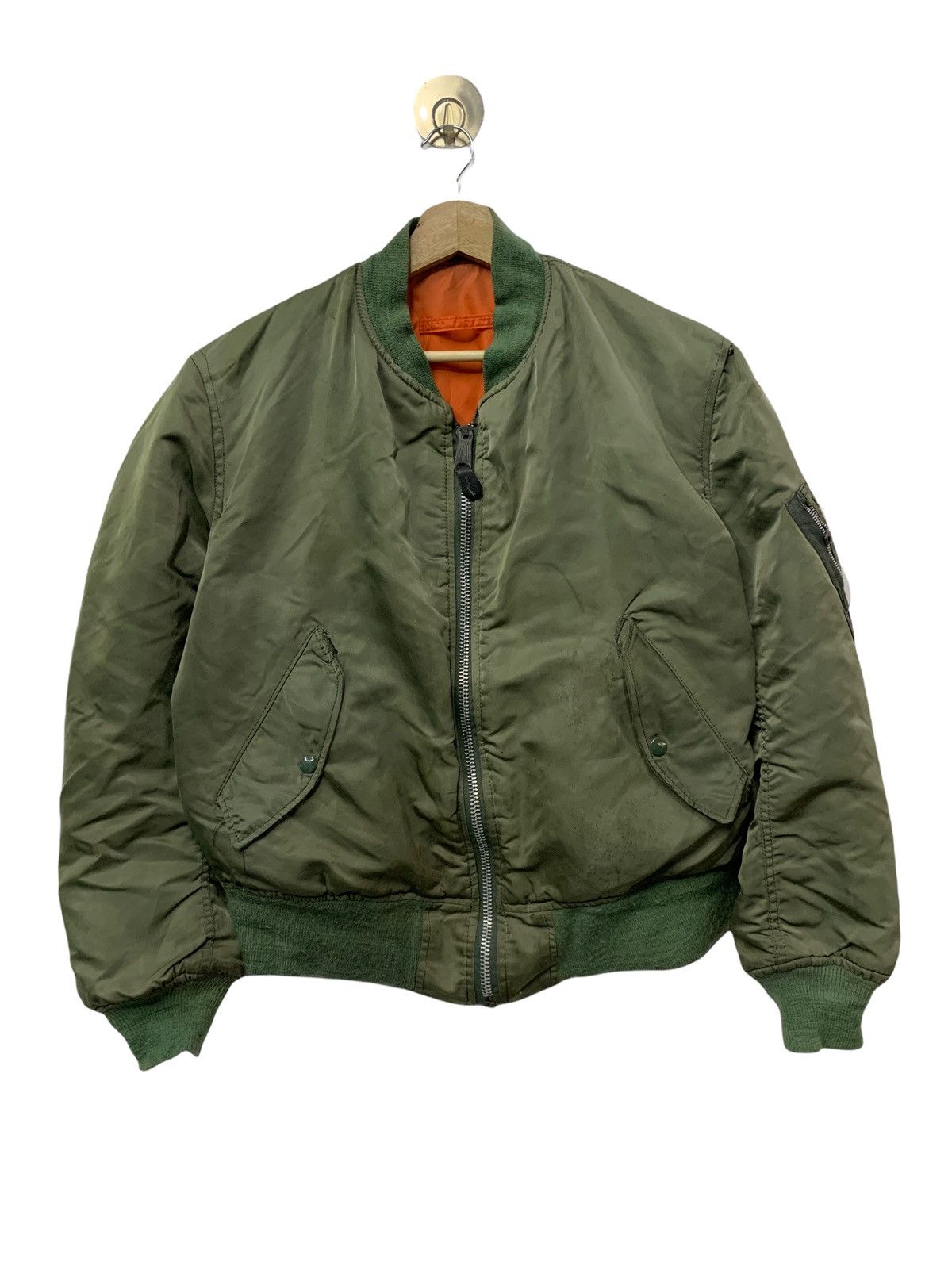 Alpha Industries × Vintage Vtg🔥80's Alpha Industries MA-1
