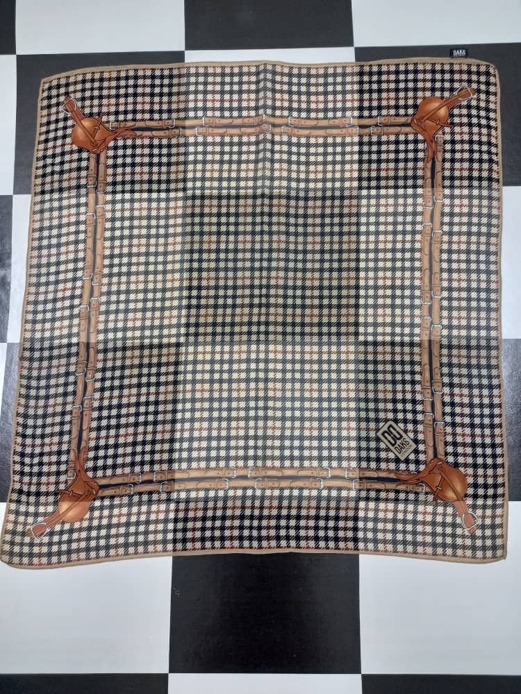 DAKS Daks London Silk Scarf Size ONE SIZE - 3 Thumbnail