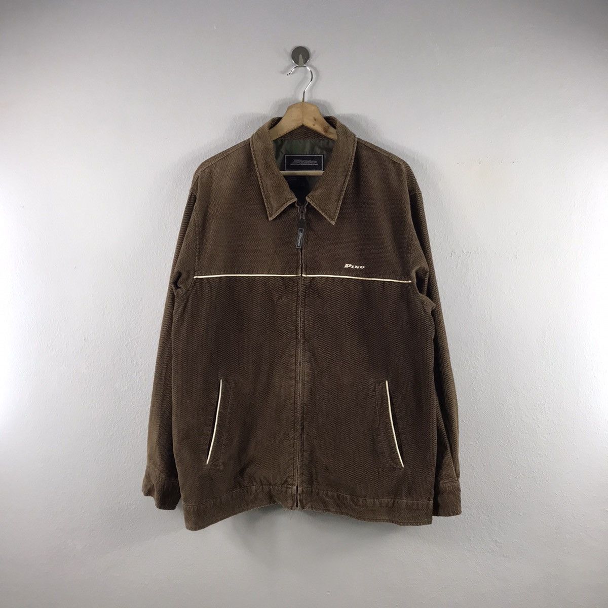 Vintage Piko Hawaiian Longboard Wear Corduroy Zipper Jacket Grailed