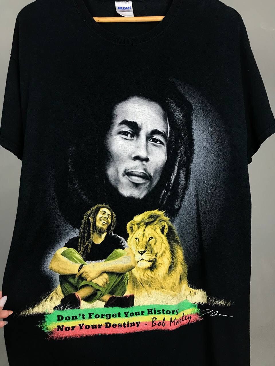 Band Tees Bob Marley vintage band tee Size US L / EU 52-54 / 3 - 3 Thumbnail