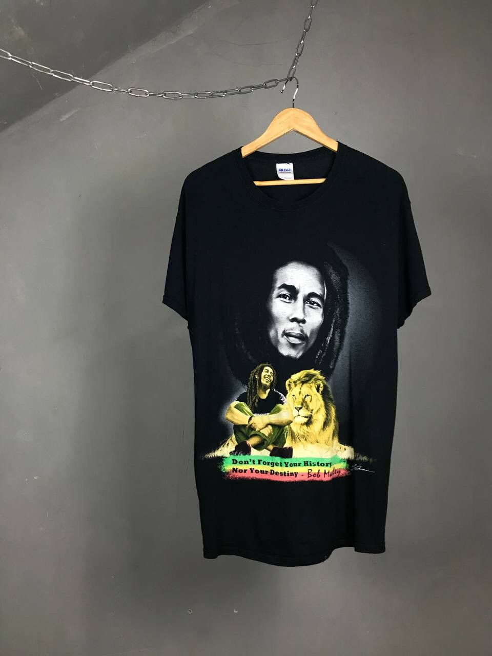 Band Tees Bob Marley vintage band tee Size US L / EU 52-54 / 3 - 1 Thumbnail