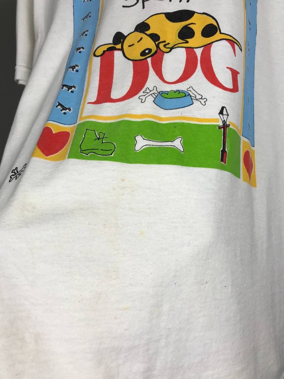 Vintage Dog animal streetwear vintage art tee Size US L / EU 52-54 / 3 - 5 Thumbnail