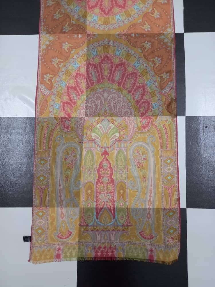Etro ETRO Milano Silk Scarf Size ONE SIZE - 2 Thumbnail