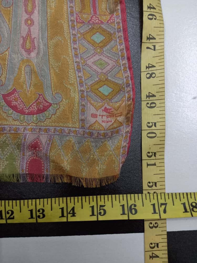 Etro ETRO Milano Silk Scarf Size ONE SIZE - 4 Thumbnail