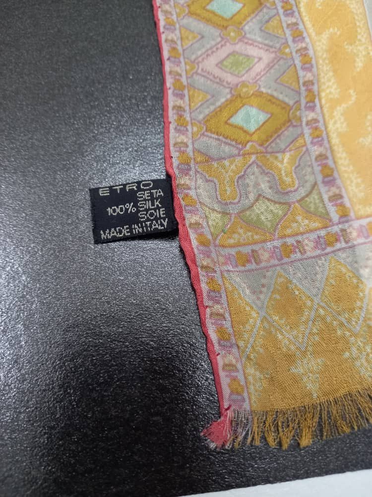 Etro ETRO Milano Silk Scarf Size ONE SIZE - 8 Thumbnail