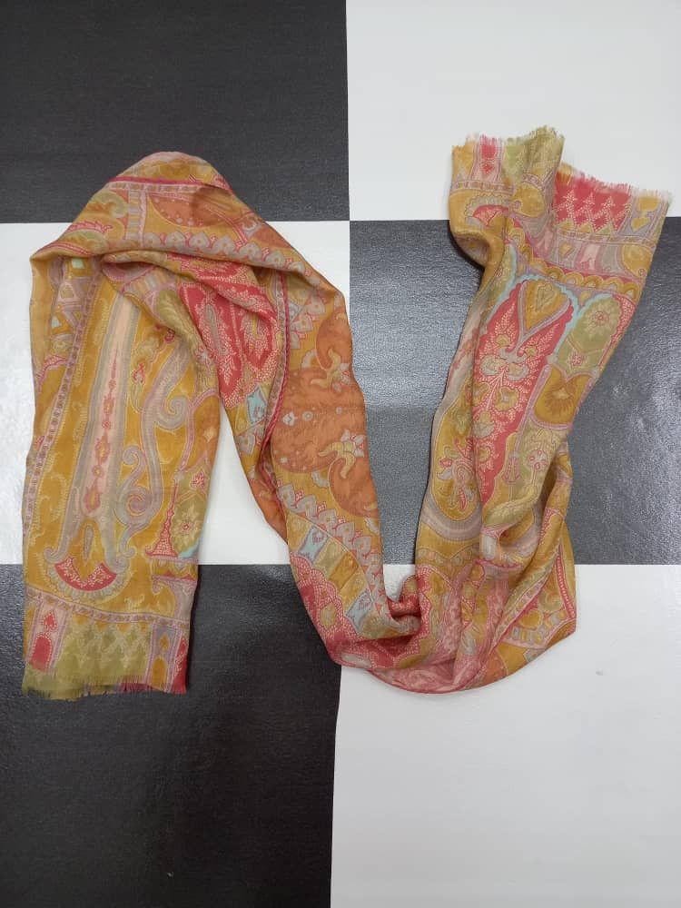 Etro ETRO Milano Silk Scarf Size ONE SIZE - 7 Thumbnail