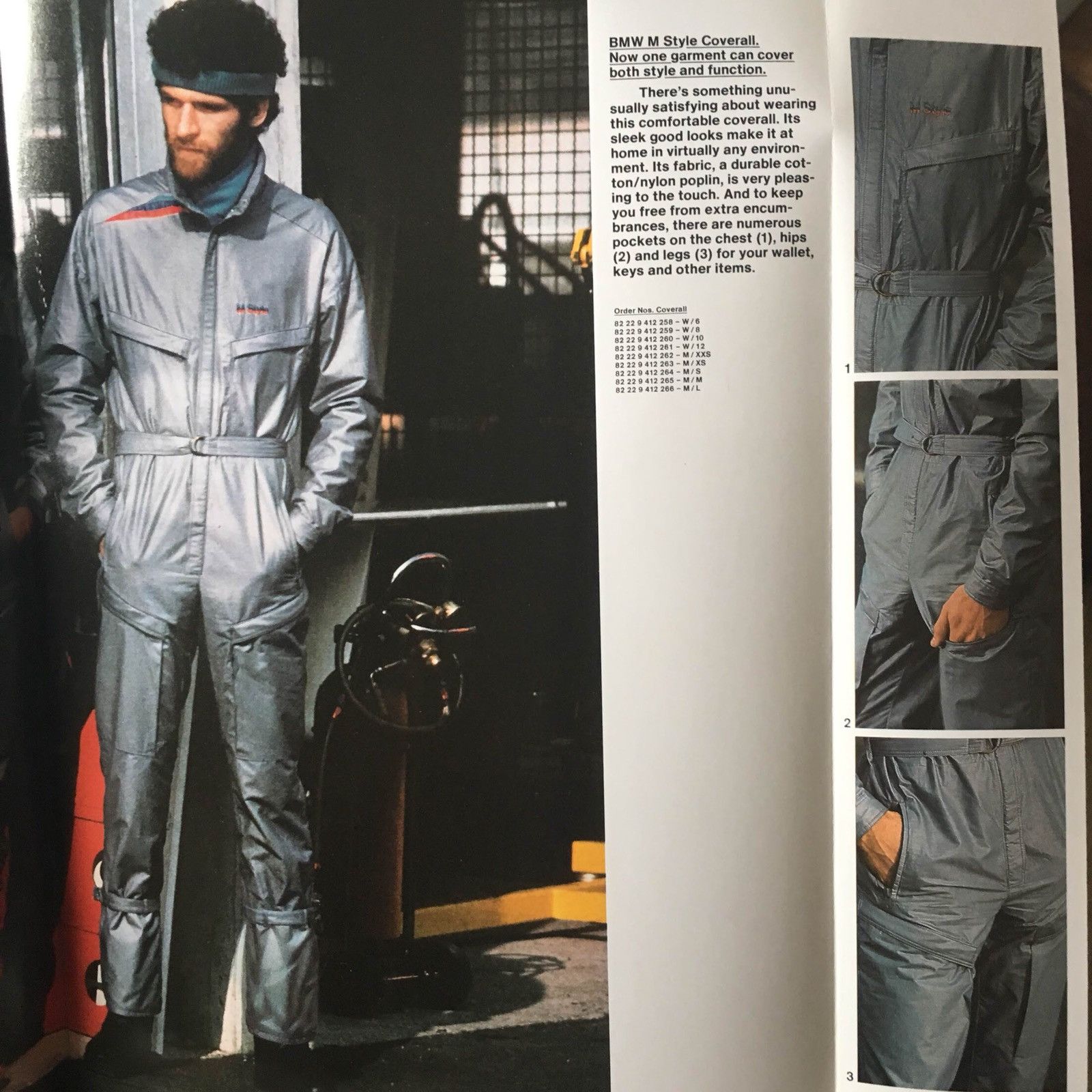 BMW BMW 1980s 'M Style' Jumpsuit ; e30 m3 e9 csl Size US 30 / EU 46 - 6 Thumbnail