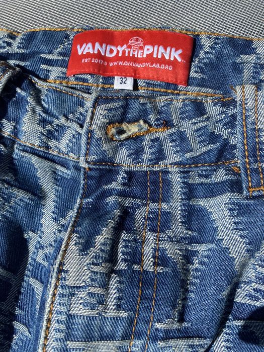 Vandy The Pink VandyThePink jacquard pre-washed denim | Grailed