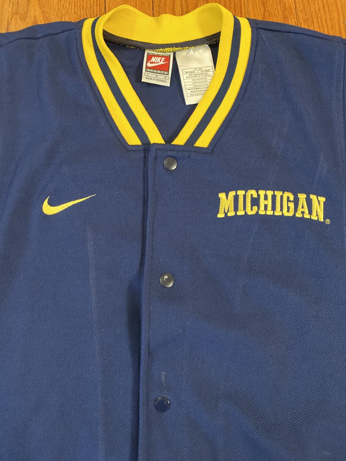 NCAA ‘90s Nike Michigan State Button Shirt Size US L / EU 52-54 / 3 - 3 Thumbnail