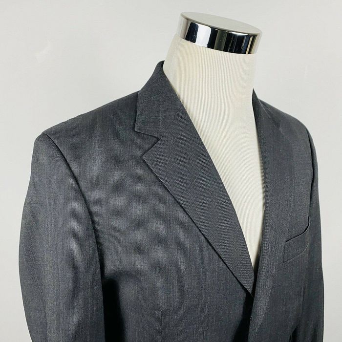 Hugo Boss Hugo Boss 38R Einstein Sigma Sport Coat Dark Gray 100 Wool