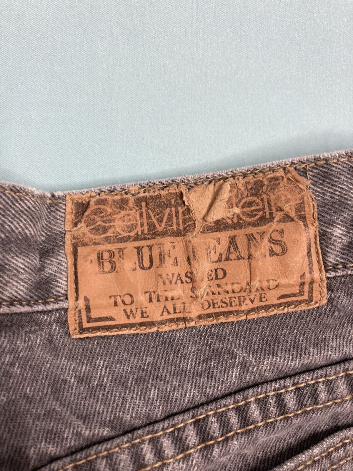 Calvin Klein Calvin Klein Made In USA Light Black Jeans Size US 31 - 1 Thumbnail
