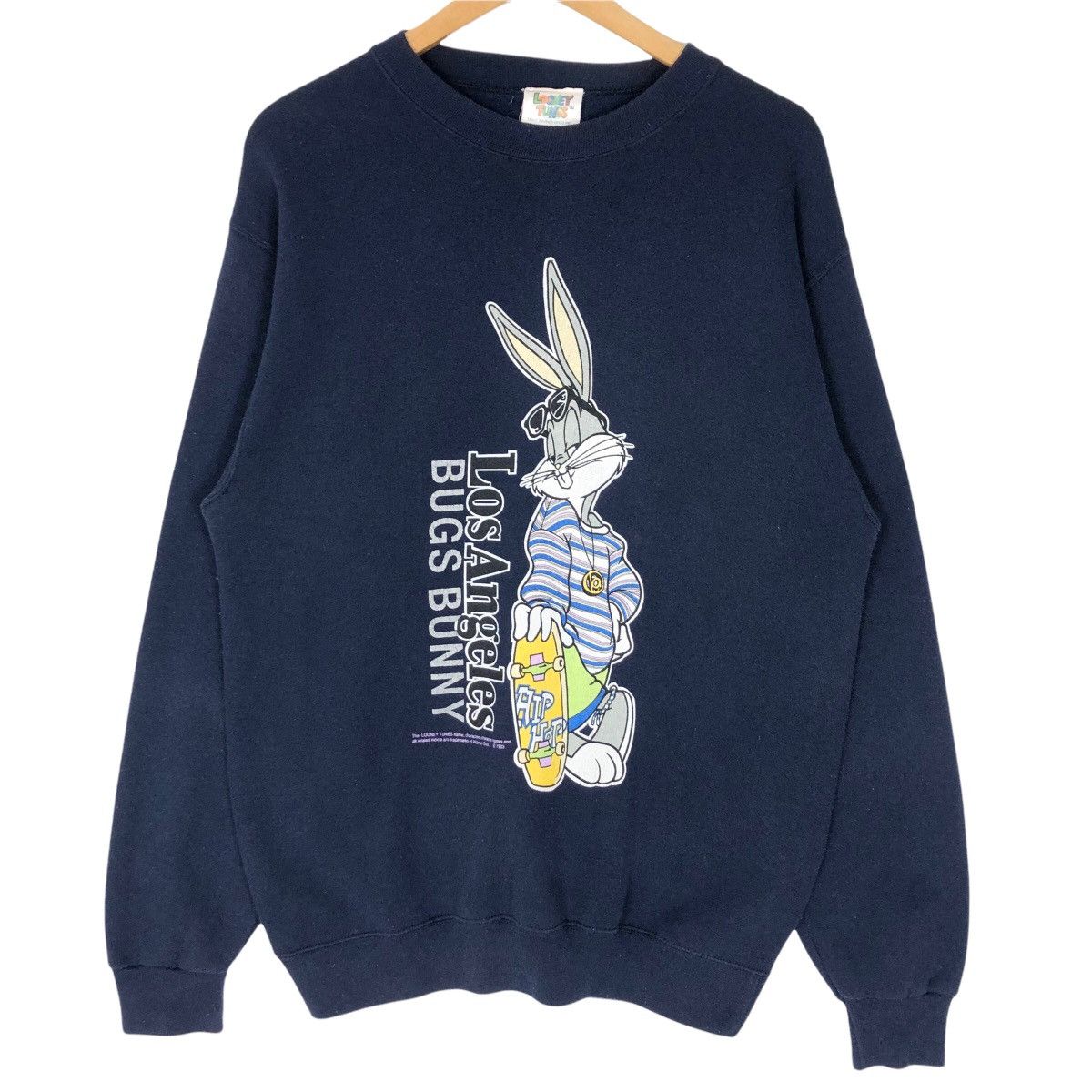 Cartoon Network Vintage 90s Bugs Bunny Looney Tunes Crewneck Sweatshirt Size US M / EU 48-50 / 2 - 1 Thumbnail