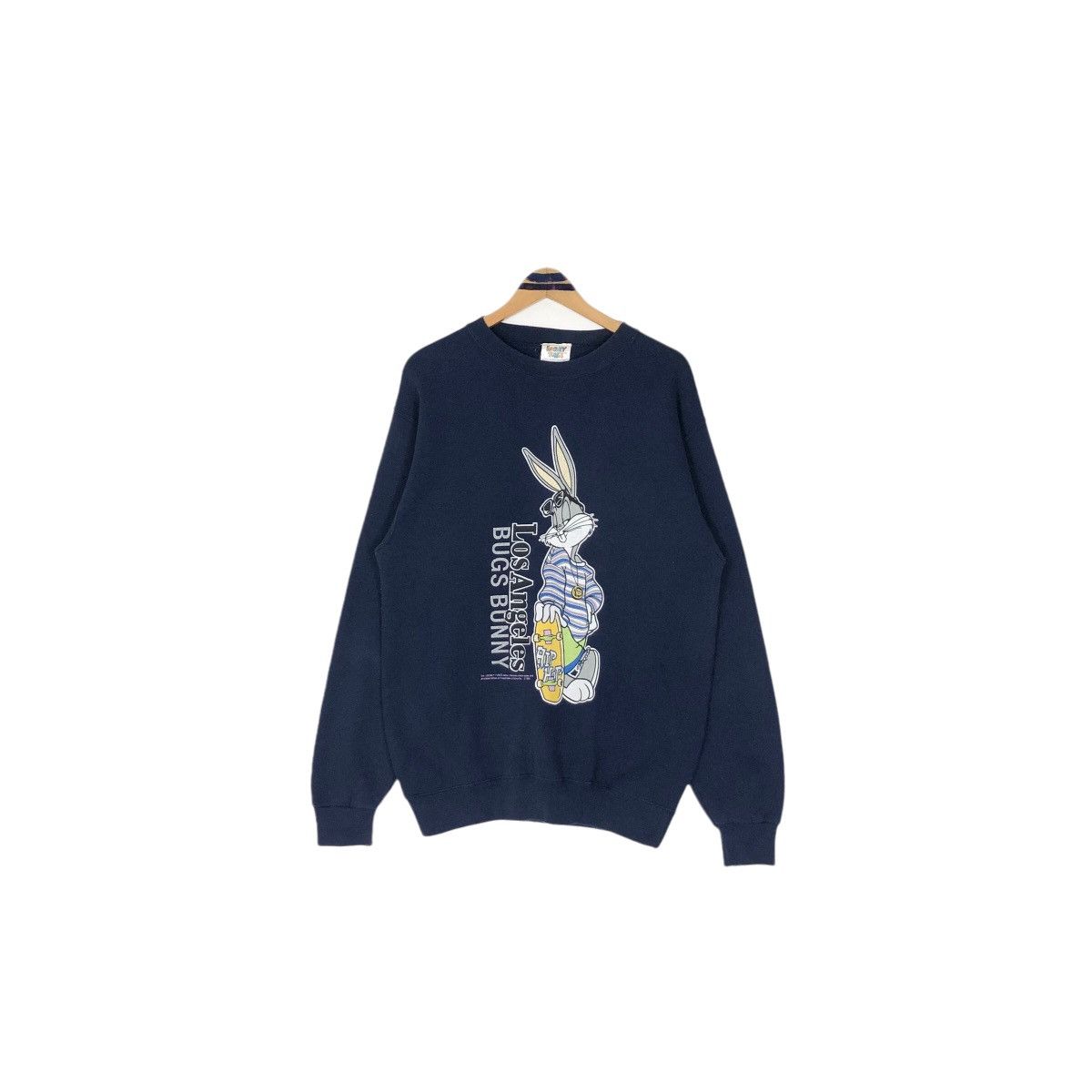 Cartoon Network Vintage 90s Bugs Bunny Looney Tunes Crewneck Sweatshirt Size US M / EU 48-50 / 2 - 2 Thumbnail