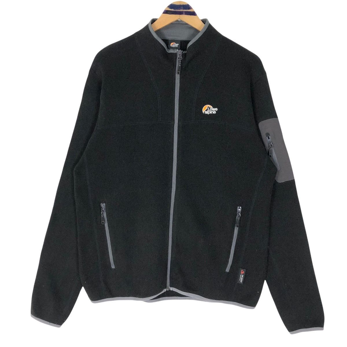 Vintage Lowe Alpine Mock Neck Sweatshirt Embroidery