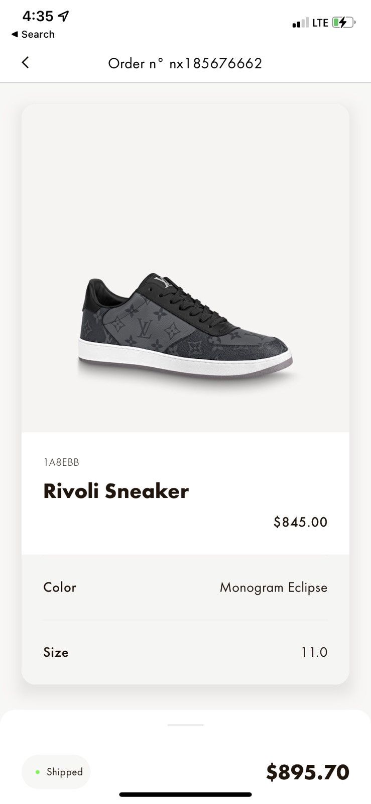 Louis Vuitton Louis Vuitton Rivoli Sneaker Size US 11 / EU 44 - 9 Thumbnail