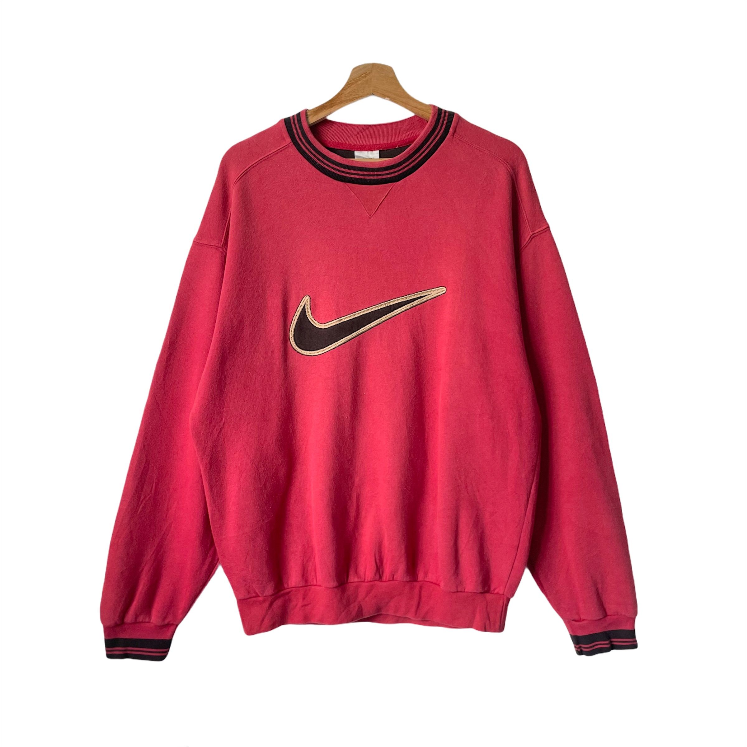 Vintage Nike Sportswear Big Logo Embroidered Sweatshirt