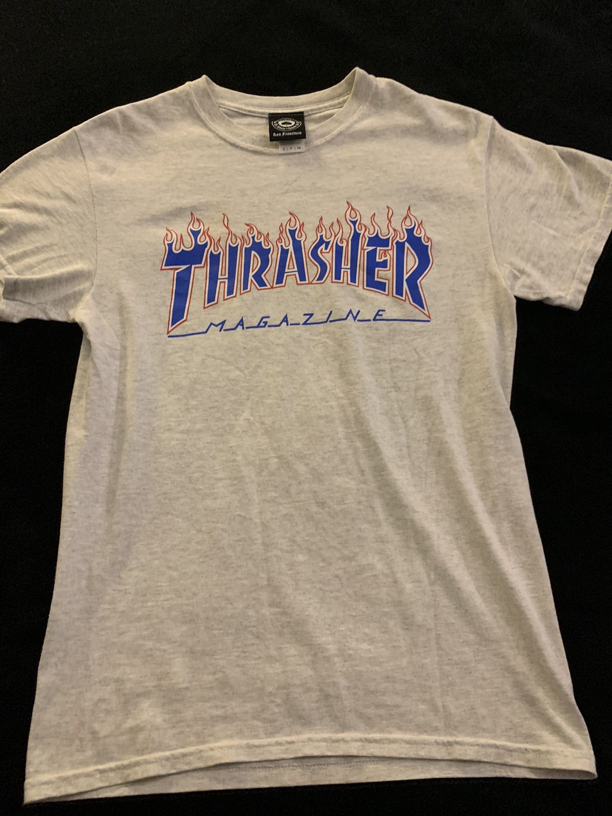 Vintage Thrasher T Gray (Rare) | Grailed