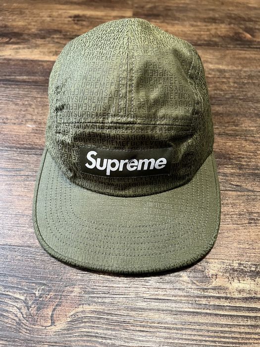 Supreme Supreme Fuck Everybody Jacquard Camp Cap | Grailed