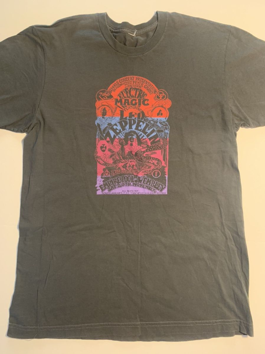 Band Tees × Led Zeppelin Led Zeppelin Empire Pool Wembly T Shirt Size US M / EU 48-50 / 2 - 2 Thumbnail