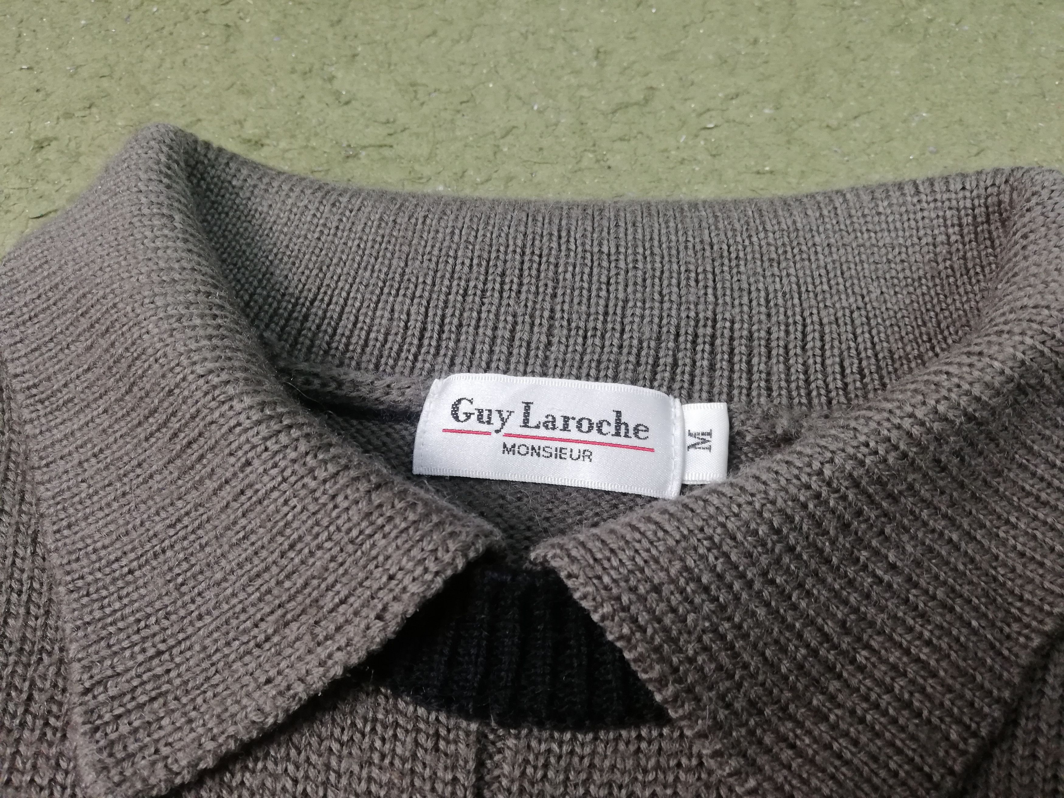 Vintage Vintage Guy Laroche Embroidered Logo Knitwear Sweater Size US M / EU 48-50 / 2 - 5 Thumbnail