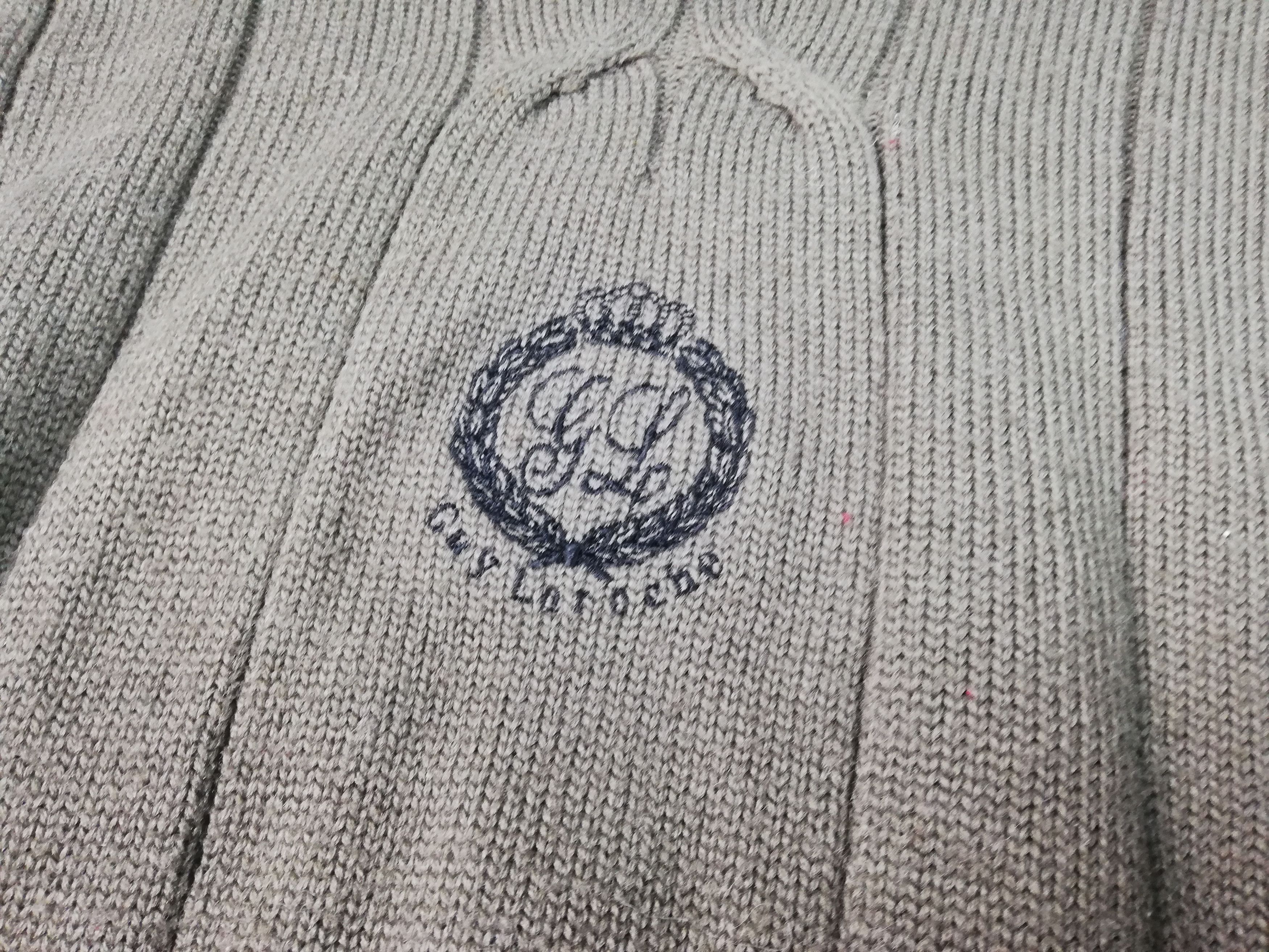 Vintage Vintage Guy Laroche Embroidered Logo Knitwear Sweater Size US M / EU 48-50 / 2 - 3 Thumbnail