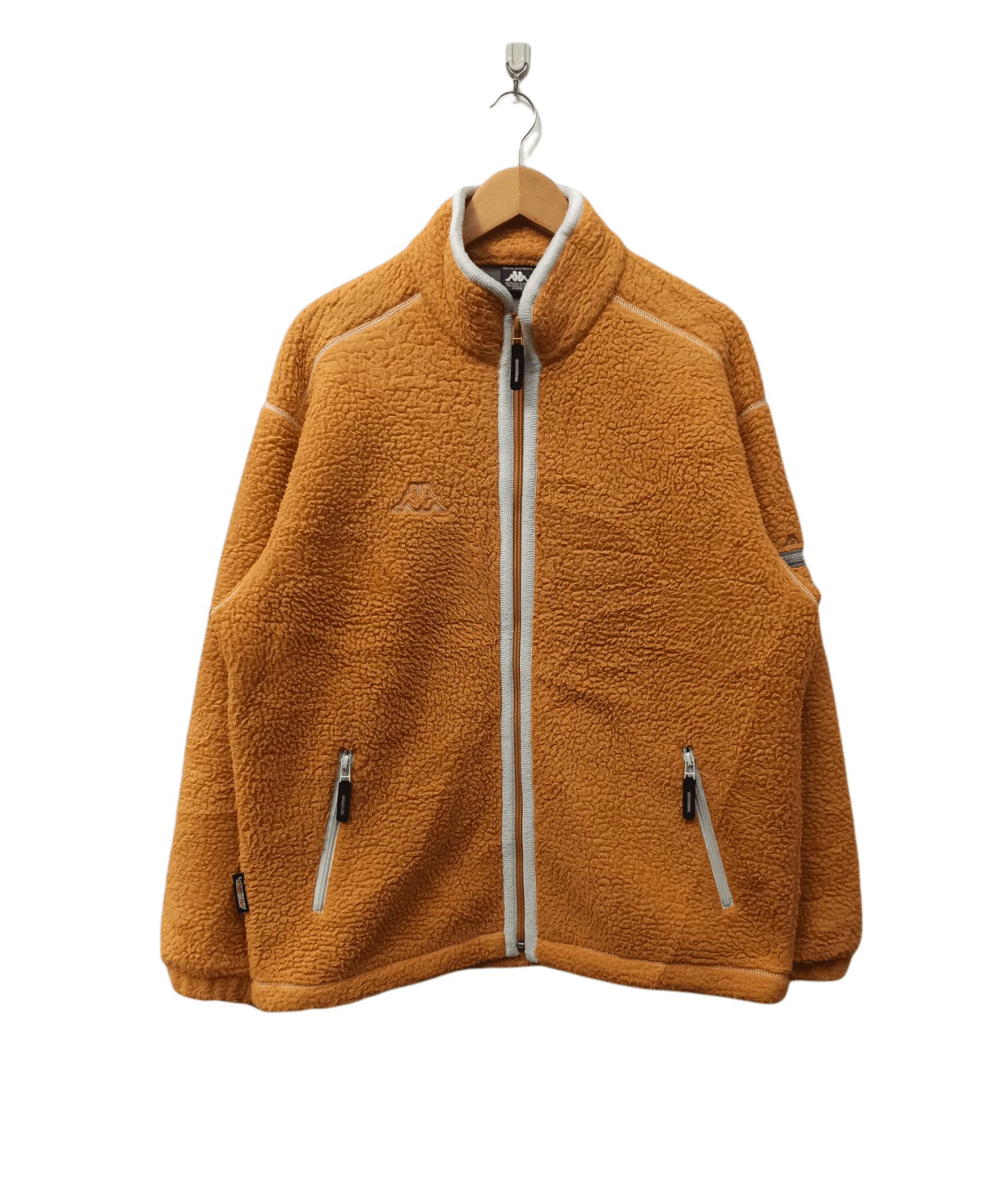 Kappa Vintage Kappa Fleece Zipper Jacket Size US L / EU 52-54 / 3 - 1 Thumbnail