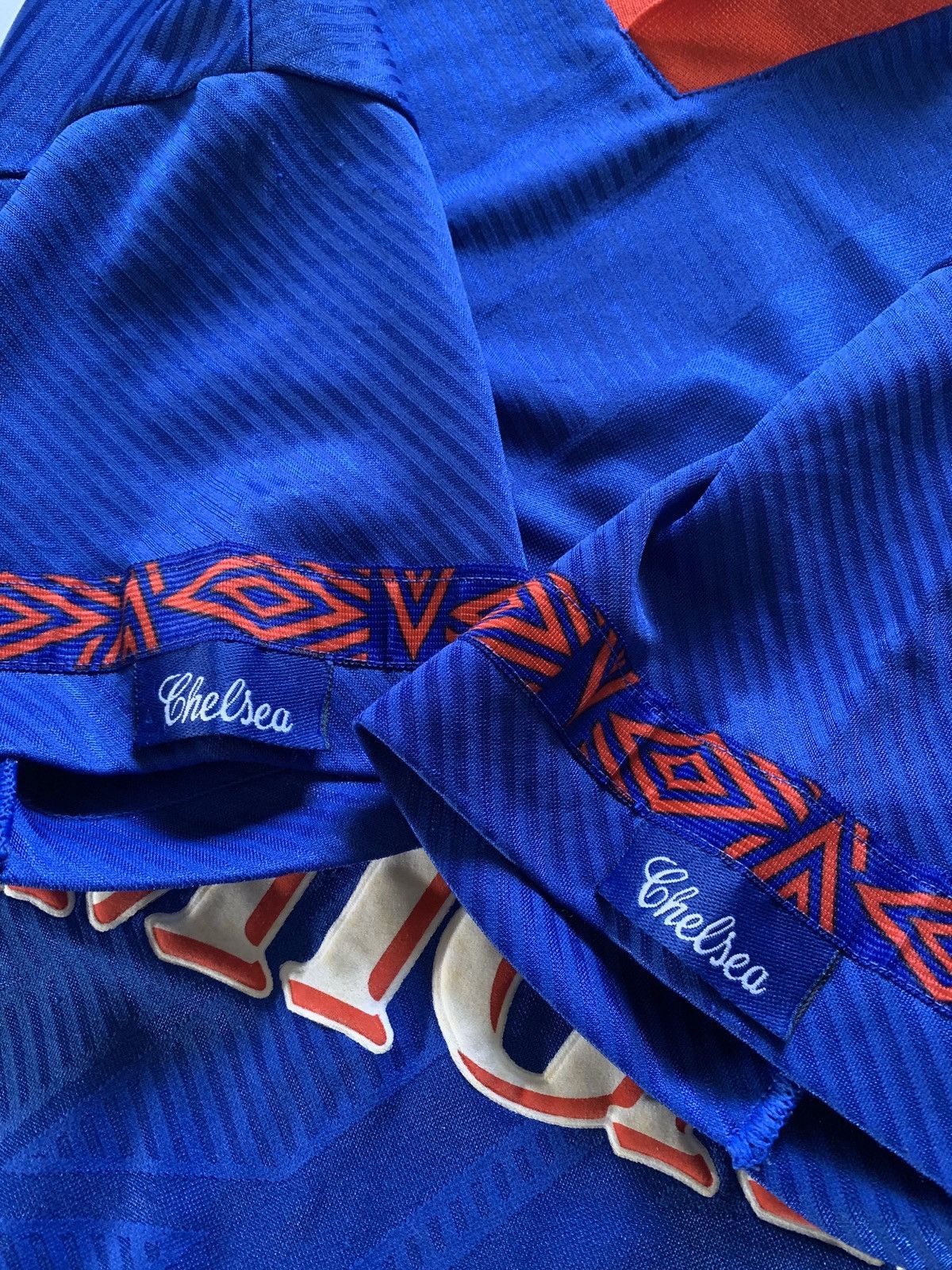 Umbro × Vintage Vtg 93-94 Chelsea Amiga Home Jersey FA Cup Size US M / EU 48-50 / 2 - 5 Thumbnail