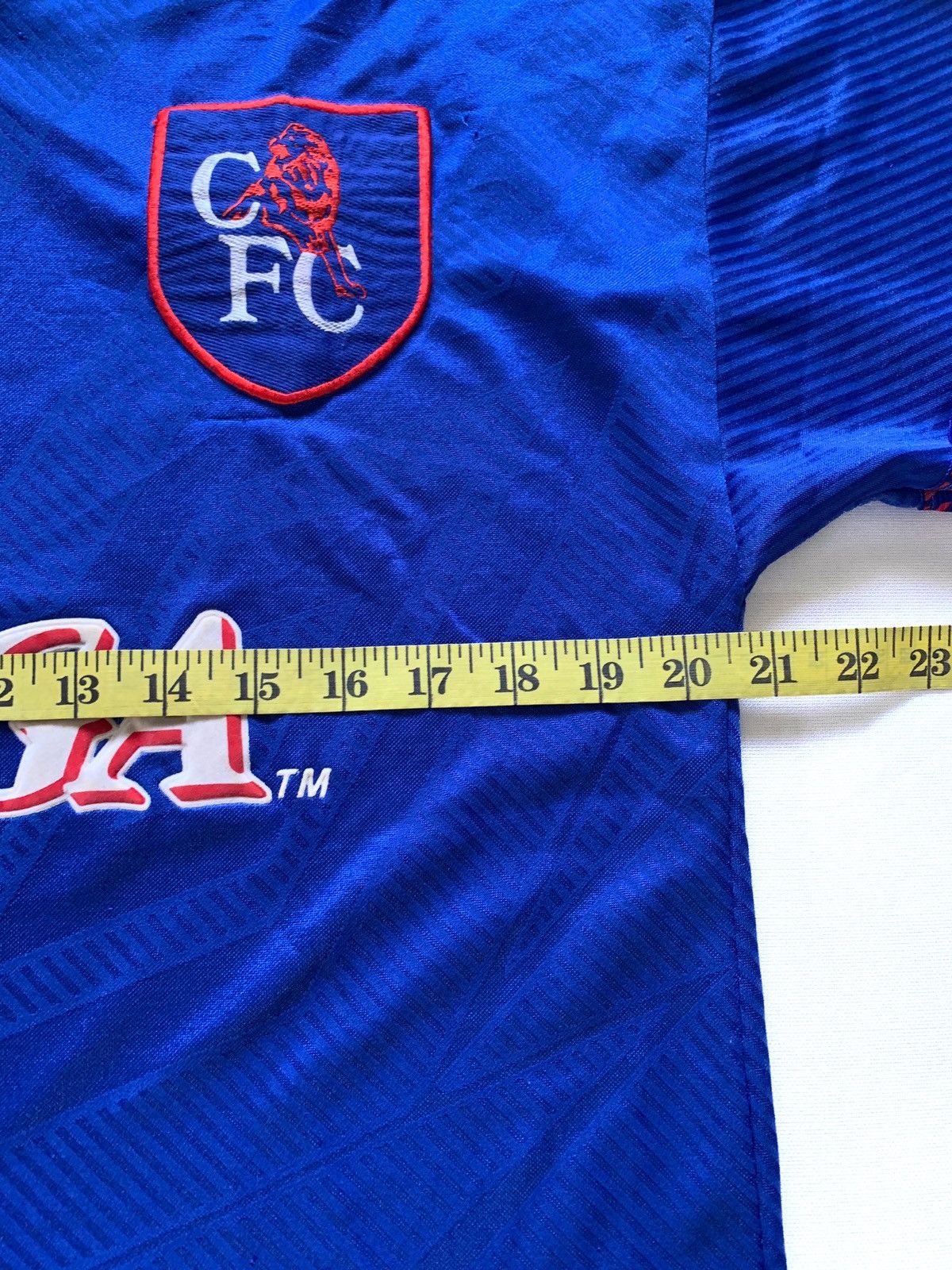 Umbro × Vintage Vtg 93-94 Chelsea Amiga Home Jersey FA Cup Size US M / EU 48-50 / 2 - 8 Thumbnail