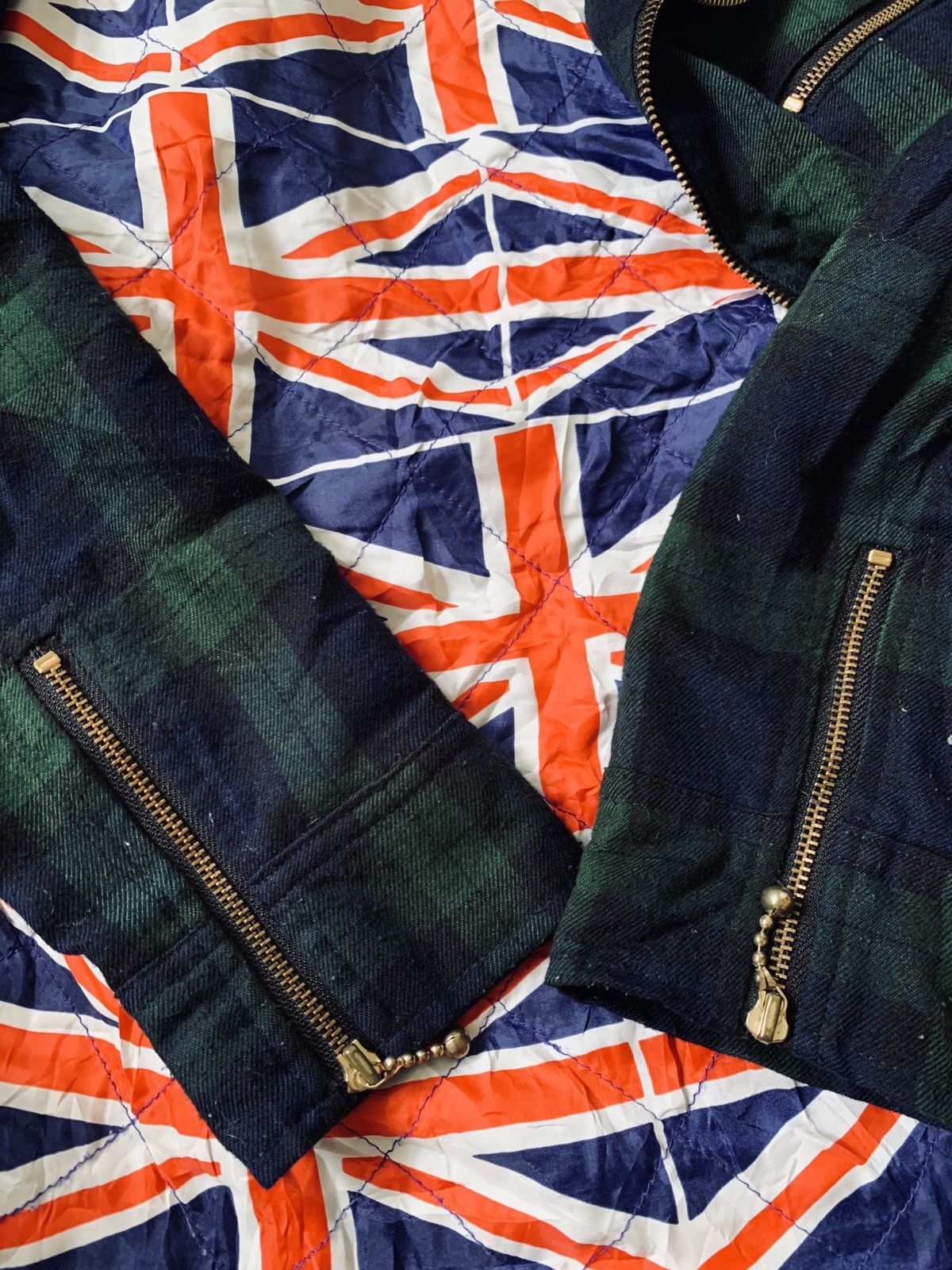 Japanese Brand Super Lovers Punk Style Bondage Jacket Union Jack Flag Size US S / EU 44-46 / 1 - 5 Thumbnail