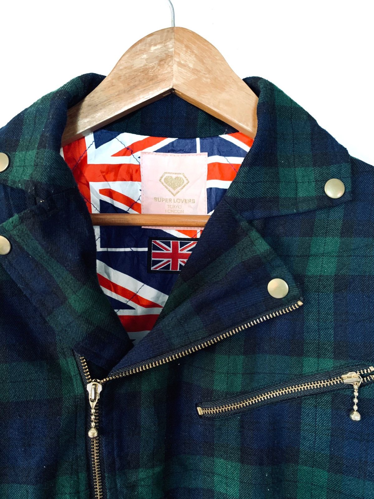 Japanese Brand Super Lovers Punk Style Bondage Jacket Union Jack Flag Size US S / EU 44-46 / 1 - 3 Thumbnail