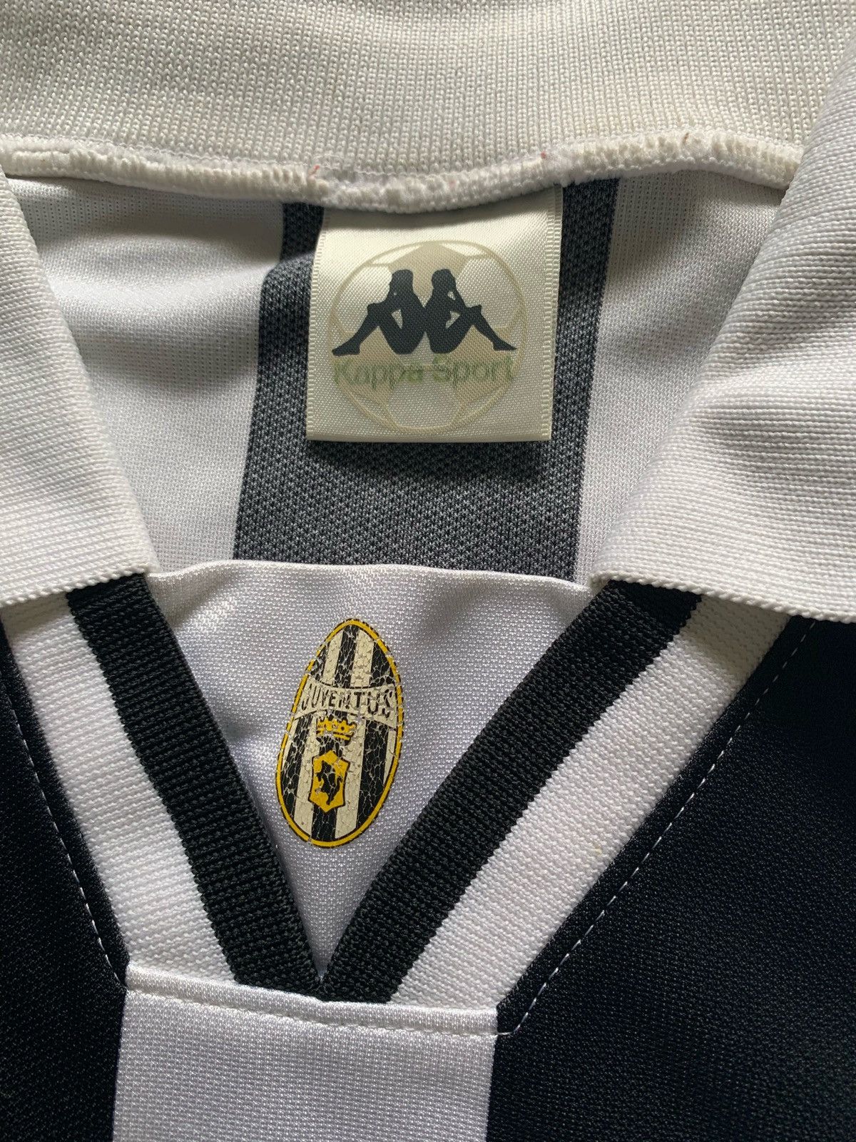 Kappa × Vintage Vtg 94-95 Juventus Danone Kappa Home Jersey EPL FA Cup Size US L / EU 52-54 / 3 - 4 Thumbnail