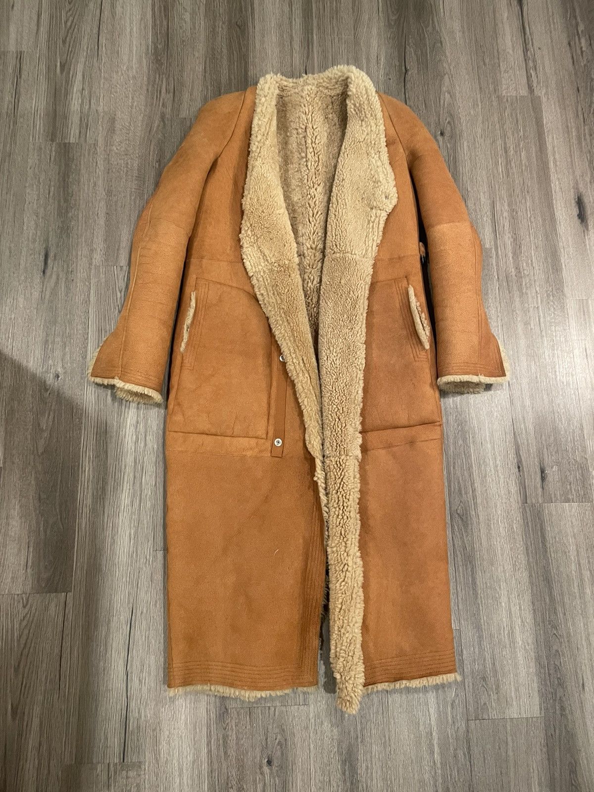 Rick Owens Runway f/w 2019 Larry reversible shearling!! Size US S / EU 44-46 / 1 - 1 Thumbnail