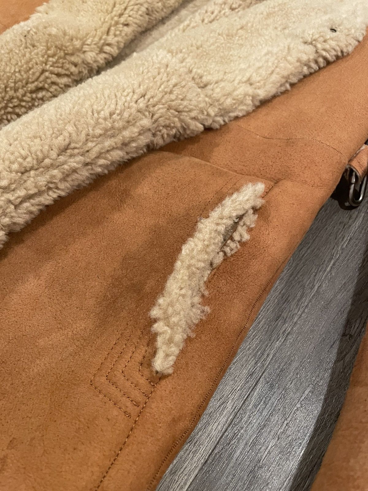 Rick Owens Runway f/w 2019 Larry reversible shearling!! Size US S / EU 44-46 / 1 - 2 Thumbnail