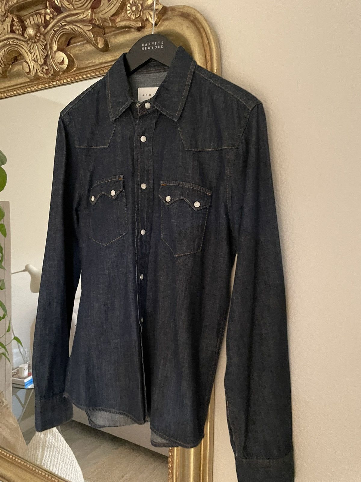 Sandro Sandro Paris Denim Shirt S Size US S / EU 44-46 / 1 - 2 Thumbnail
