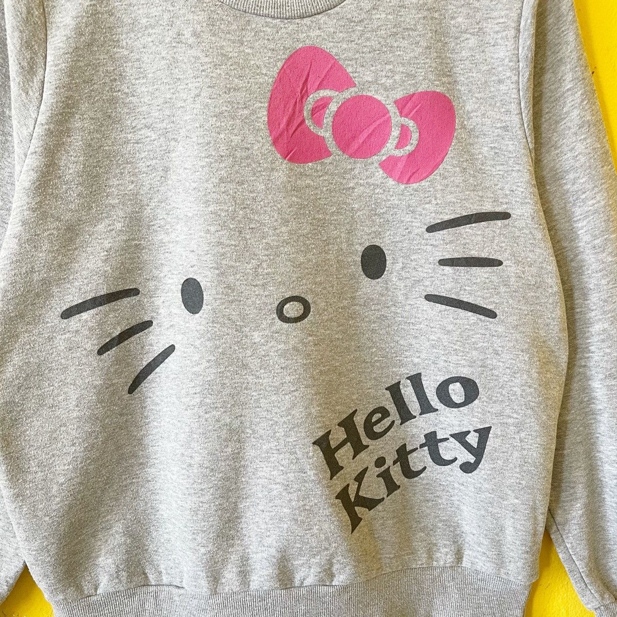 Anime × Cartoon Network × Japanese Brand Hello Kitty Printed Big Logo Crewneck Sweatshirt Size S Size US M / EU 48-50 / 2 - 5 Thumbnail