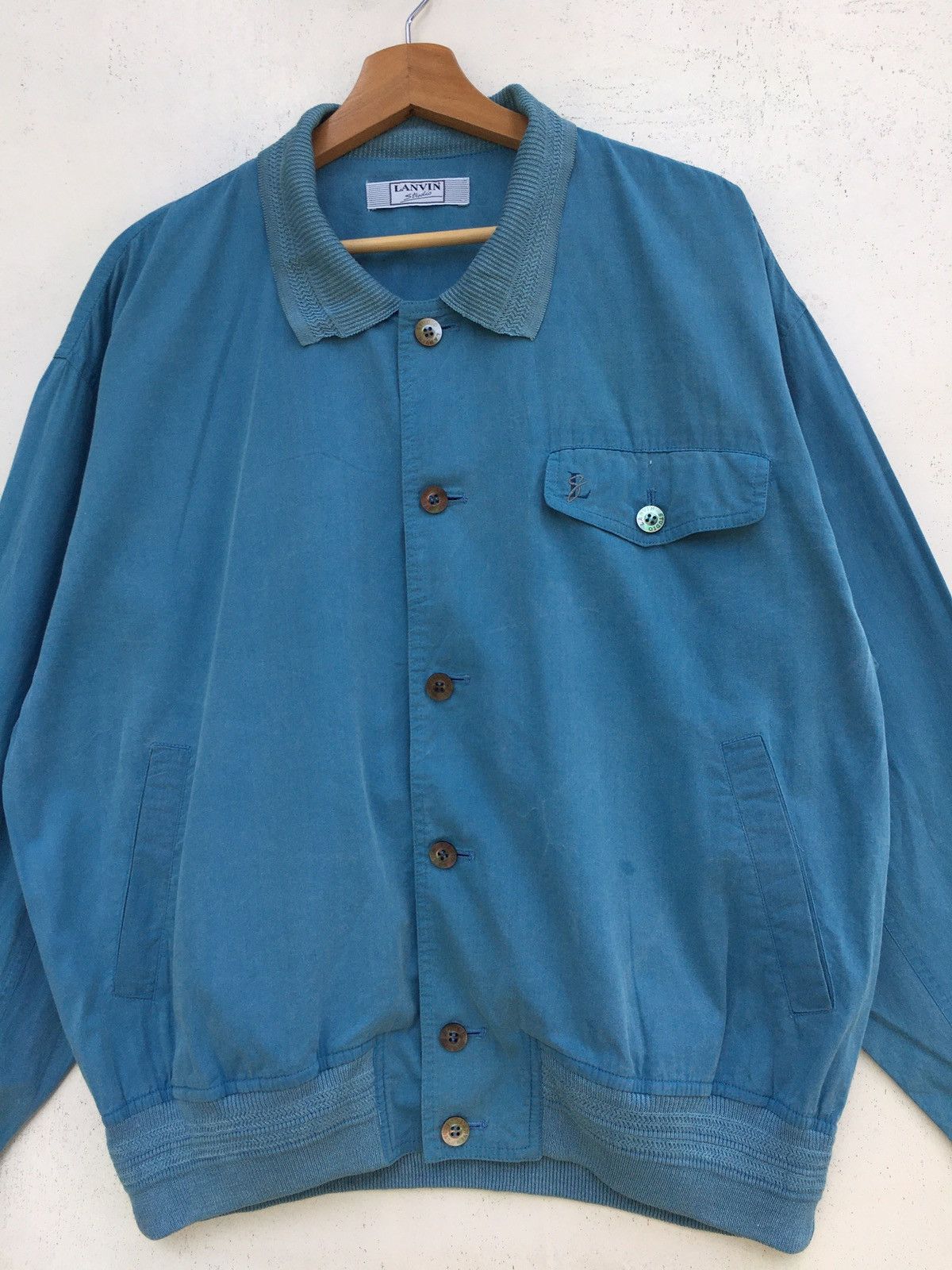 Lanvin Rare Vintage 90s Lanvin Buttons Light Jacket Size US L / EU 52-54 / 3 - 7 Thumbnail