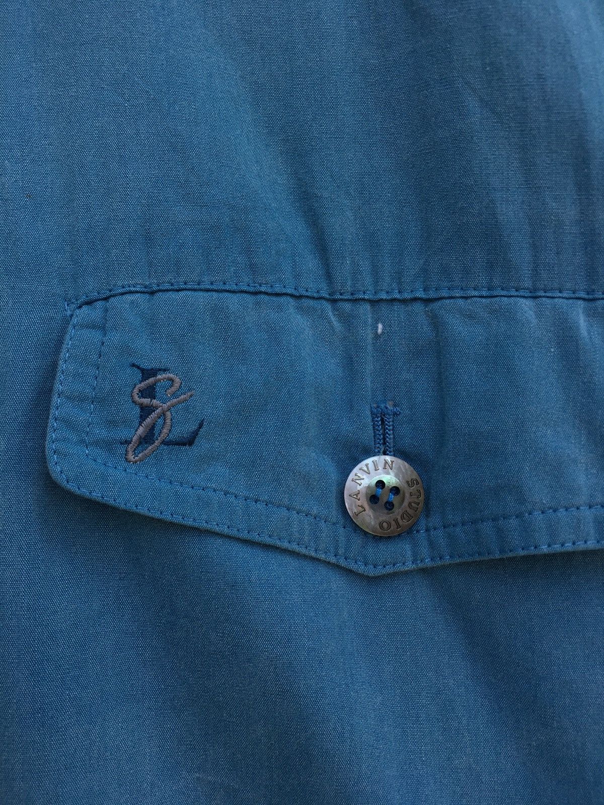 Lanvin Rare Vintage 90s Lanvin Buttons Light Jacket Size US L / EU 52-54 / 3 - 10 Thumbnail