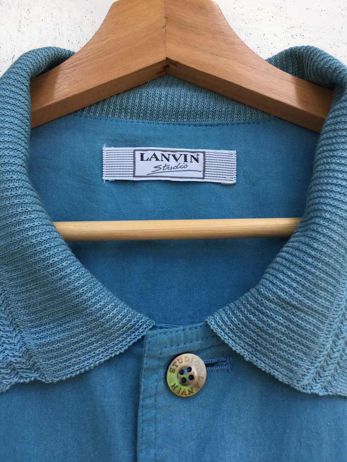 Lanvin Rare Vintage 90s Lanvin Buttons Light Jacket Size US L / EU 52-54 / 3 - 8 Thumbnail