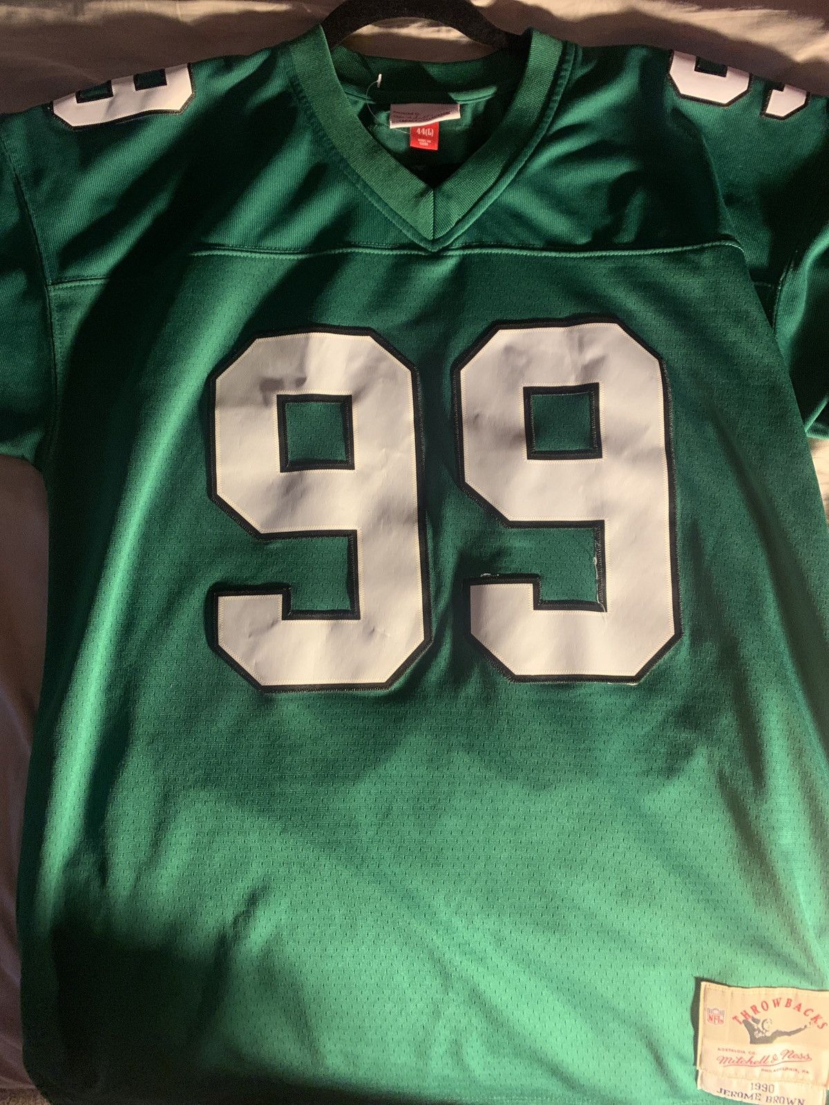 Mitchell And Ness Philadelphia Eagles “ 90 Jerome Brown” Vintage Jersey 💚 Grailed