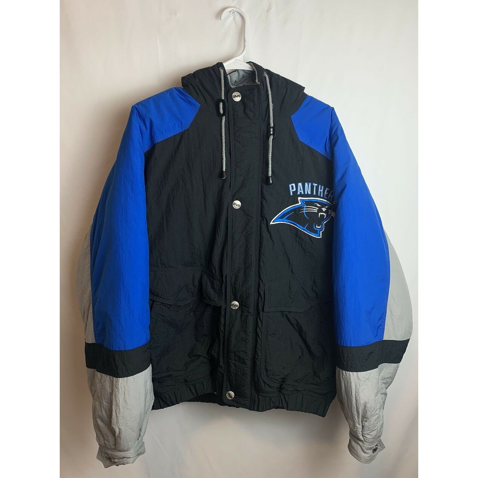 Carolina Panthers Mirage Vintage NFL Nylon Jacket