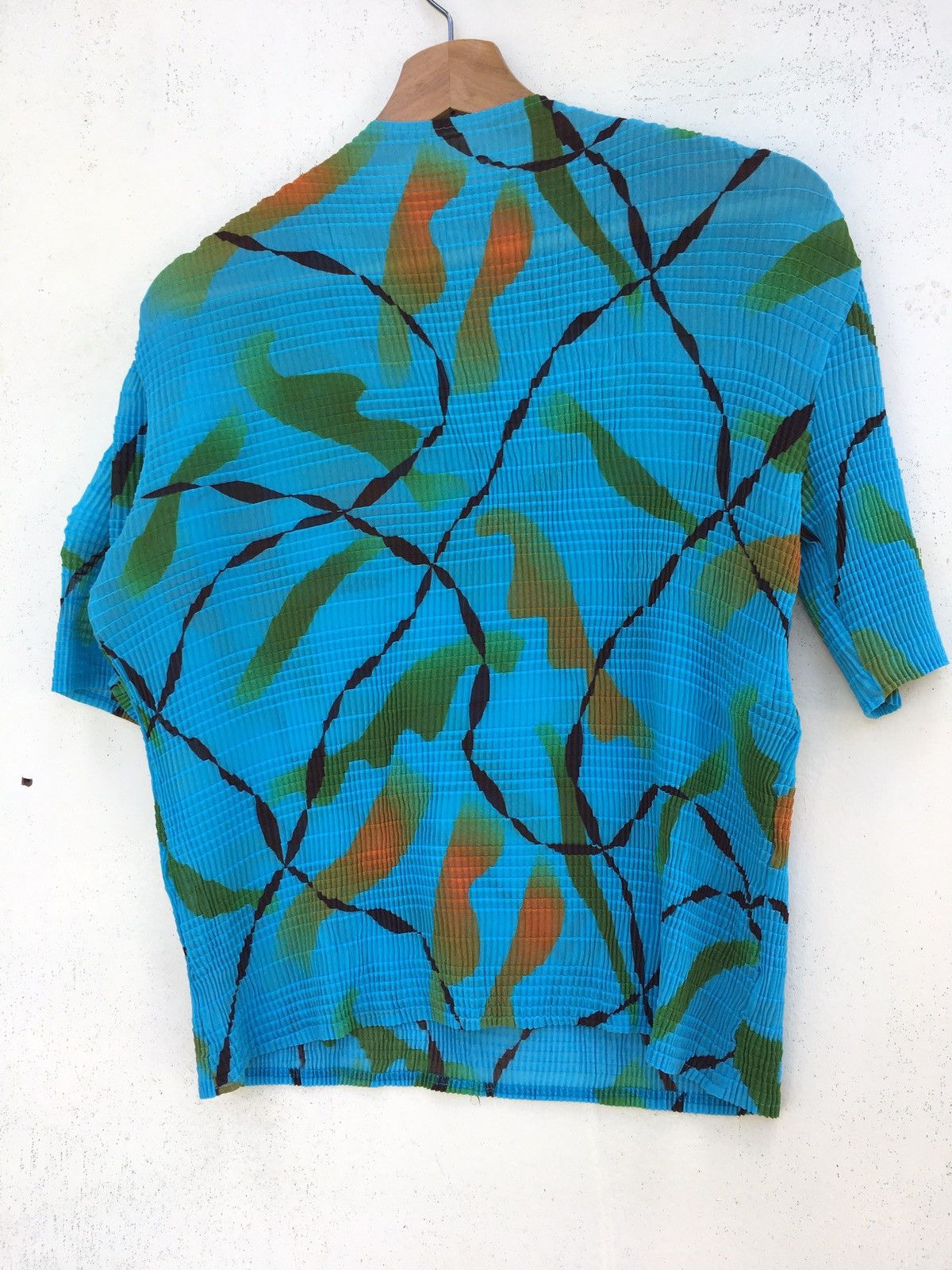 Bruno Piattelli Vintage Bruno Piattelli Roma Pleated Floral Shirt Size US M / EU 48-50 / 2 - 12 Thumbnail
